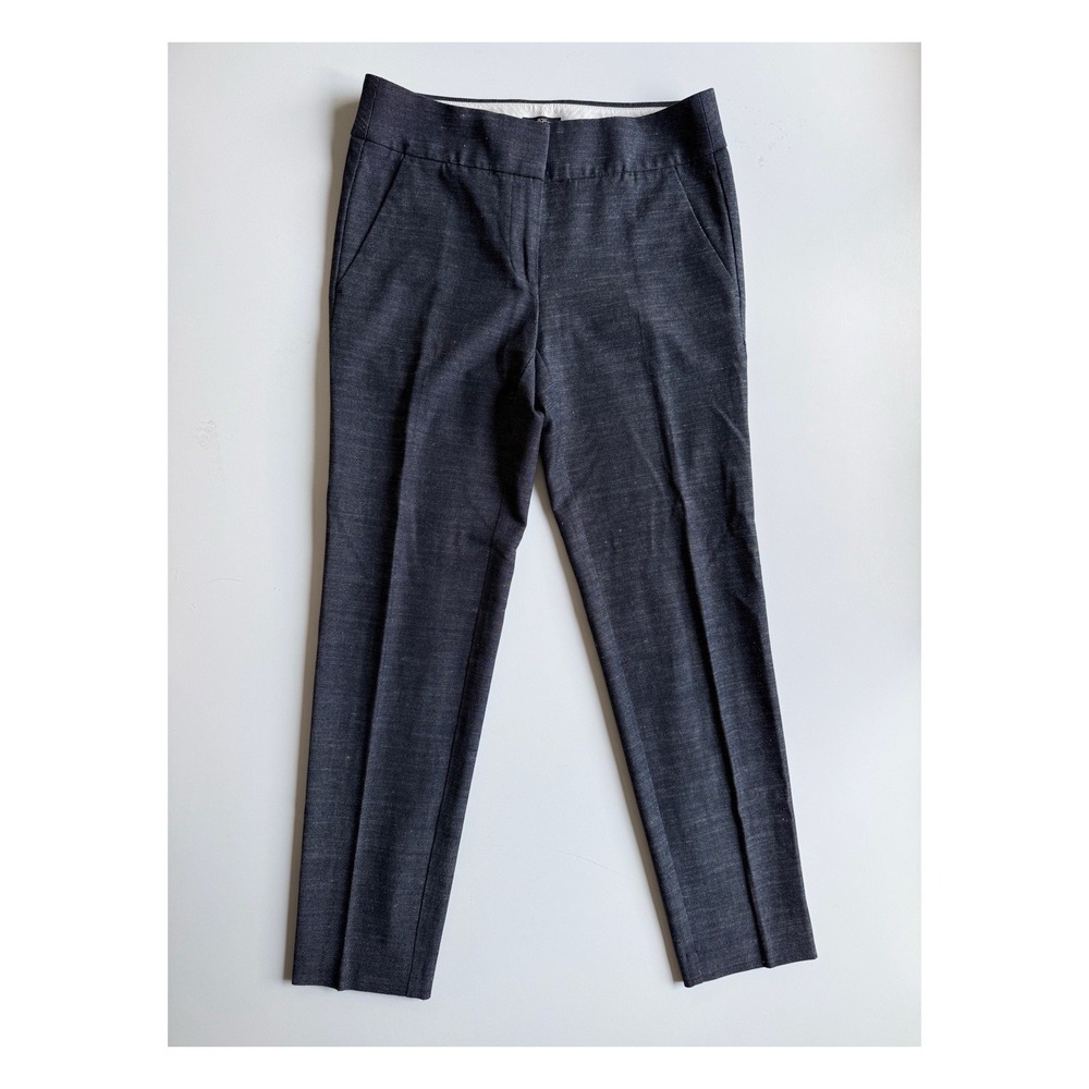 LOFT ANN TAYLOR Marisa Dress Pant Womens Sz 0 (28x27.5)‎ Gray Brushed Business